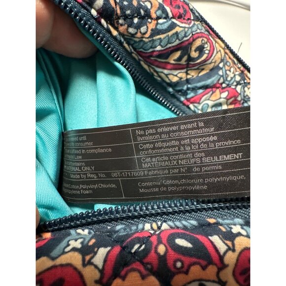 Travelon Quilted Paisley Crossbody Bag With Adjustable Strap - Picture 14 of 16